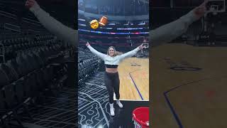 Sports Center posted my record BREAKING THROW at Cryptocom Arena [upl. by Etnuahc]