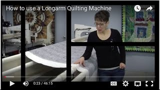 How to use a Longarm Quilting Machine [upl. by Isaiah]