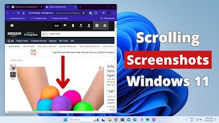 How to Take Scrolling Screenshot in Windows 11 [upl. by Goldner]