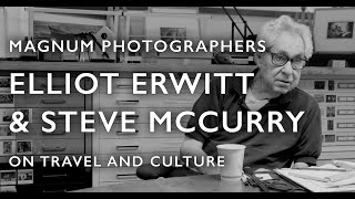 Photographer Elliot Erwitt  On Culture and Travel w Steve McCurry [upl. by Noreht]