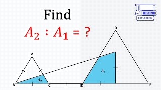 Finding the ratio of areas of triangles  Problem from Brazil  S3Q39 [upl. by Herv]