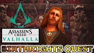 Lets Play Assassins Creed Valhalla Quest Completed Birthrights Enter Gorms Cabin Cloak Sneaky [upl. by Ennazus574]