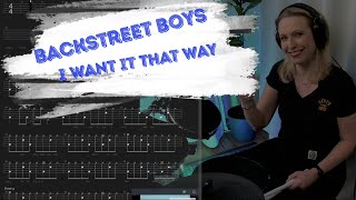 I Want It That Way by Backstreet Boys  An easy song for beginner drummer [upl. by Eibreh]