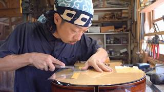 A Japanese craftsman who has dedicated his life to making acoustic guitars アコースティックギター 製作 [upl. by Crosse]