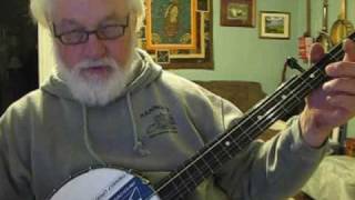 Somewhear over the Rainbow tutoral lesson banjo [upl. by Lyndes896]