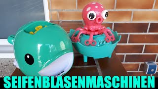 SEIFENBLASENMASCHINE WAL amp TINTENFISCH Vorstellung  dertestmichel [upl. by Cornelia704]