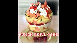 Punch Bowl Cake Others call it a Trifle Fast and easy to make [upl. by Netsrik]