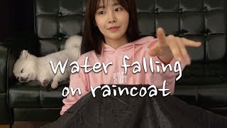 ASMR 3dio water drops rain drops keep fallin on my ear 물소리 빗소리 후두둑  투둑투둑 [upl. by Lyns]