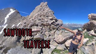 Sawtooth Traverse Mt Bierstadt And Mt Evans [upl. by Lugo]