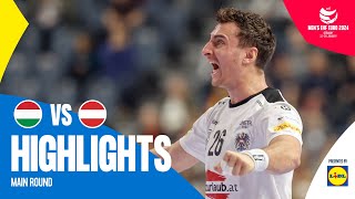 A late win AGAIN 😨  Hungary vs Austria  Highlights  Mens EHF EURO 2024 [upl. by Worra]