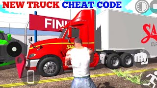 Indian Bike Driving 3D Truck Cheat Code in Update 🤯🔥 Indian bikes driving 3d  Harsh in Game [upl. by Elleret]