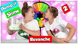 MYSTERY WHEEL DUMP IT SLIME CHALLENGE REVANCHE en francais [upl. by Suravart]