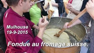 Fondue au fromage suisse à Mulhouse [upl. by Aistek861]