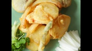 Come fare la tempura di verdure  videoricetta di verdure fritte in pastella [upl. by Anirbed401]