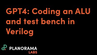 Quick look at using GPT4 to code an ALU and test bench in Verilog [upl. by Codel]