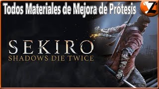 Sekiro Guía de Materiales  Dónde conseguir y farmear todos materiales de mejora [upl. by Pinto]