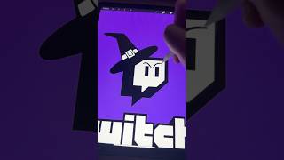 Giving the Twitch logo a spooky redesign spooky halloween redesign logodesign shorts twitch [upl. by Nico982]