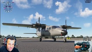 Tecnam P2012 by FlightSim Studio AG in Microsoft Flight Simulator REVIEW msfs [upl. by Ydnolem]