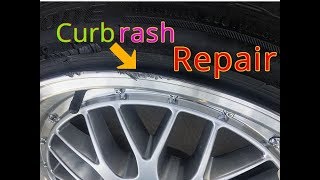 How to repair wheels with curb rash [upl. by Willing]