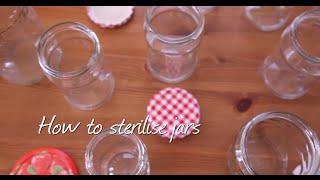 How to sterilise jars [upl. by Smeaj]