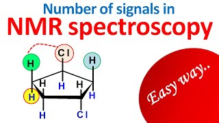 NMR spectroscopy in easy way  Part 10  Number of peaks in cyclic compounds [upl. by Jaeger750]