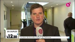 Restructuration chez Delhaize Belgique [upl. by Dolli]