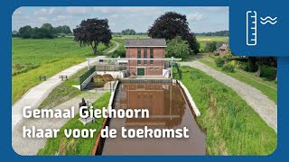 Monumentaal gemaal Halfweg in Giethoorn klaar voor de toekomst [upl. by Netram]