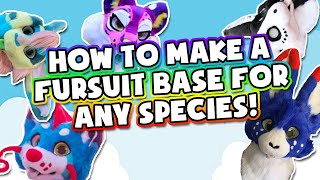 How to make your own fursuit headbase patterns  TUTORIAL [upl. by Anileva937]