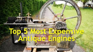 TOP 5 Most Expensive Antique Engines  Classic Tractor Fever [upl. by Seugram832]