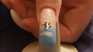 Airbrush nail art step by step guidance 018 from wwwairbrushnaildesigncom [upl. by Eirelav]