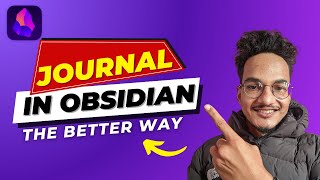 Journals Plugin The Best Way to Start Journaling in Obsidian [upl. by Bondie214]