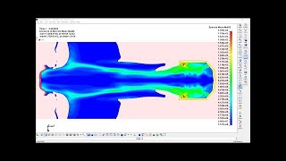 Explosively Formed Penetrator 2D ALE Axisymmetric Model [upl. by Nomled]