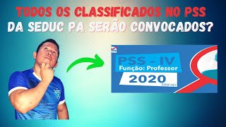 FUI CLASSIFICADO NO PSS DA SEDUC PA  SEREI CONVOCADO [upl. by Ycnej]