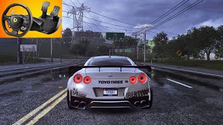 Nissan GTR Liberty Walk Edition  NFS Heat  Thrustmaster T80 Wheel Gameplay [upl. by Romelda396]