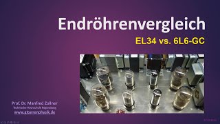 T93 Endröhrenvergleich EL34 vs 6L6GC [upl. by Hgieloj22]