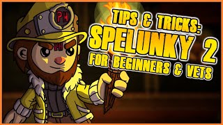 SPELUNKY 2 TIPS amp TRICKS Beginners Guide [upl. by Rolan]