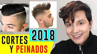 CORTES DE PELO Y PEINADOS PARA HOMBRE 2018  MODERNOS JUVENILES Y A LA MODA  CABELLO [upl. by Rehnberg]