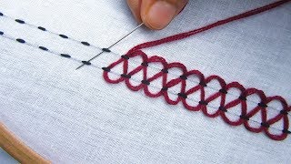 Hand Embroidery Basic Stitch Embroidery for Beginner [upl. by Anitra]