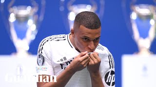 Kylian Mbappé fulfils dream as he is presented at Real Madrid in front of 80000 fans [upl. by Jacobson]