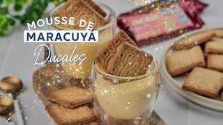 Mousse de maracuyá con galletas Ducales Tentación [upl. by Omiseno729]