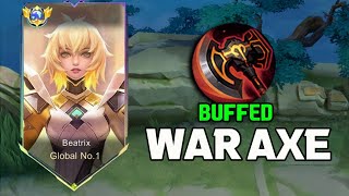 THANK YOU MOONTON FOR THIS BUFFED WAR AXE  BEATRIX BEST BUILD 2023 [upl. by Dnomse803]