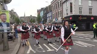 Cappagh Pipe Band  Omagh Somme Parade 2024 2 [upl. by Piselli896]