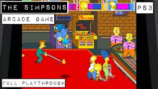 The Simpsons Arcade Game  PS3  Full Playthrough [upl. by Laerol]