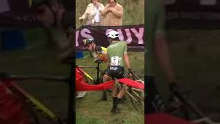 WTF🤯 unsportsmanlike conduct cyclocross cycling [upl. by Guendolen]