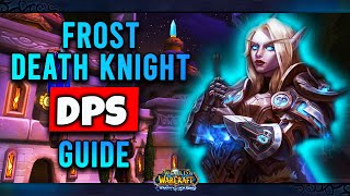 WOTLK CLASSIC Frost Death Knight PvE Guide Talents Rotation PreBis DPS Tricks amp More [upl. by Ateuqirne725]