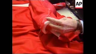 ITALY TAYLORS PREPARING CARDINALS OUTFITS [upl. by Yolanthe]