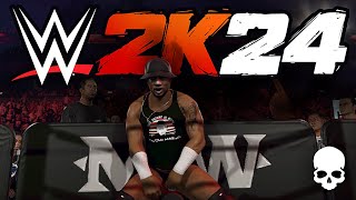 WWE 2K24 CAW Creation Video XBOX 34 The Future Frank Elliot CC SOON [upl. by Darelle]