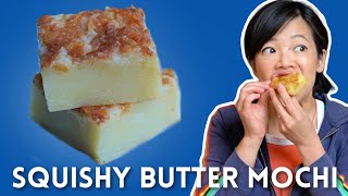 Squishy Butter  Hawaiian Butter Mochi Recipe [upl. by Dirrej]