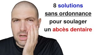 Comment soigner abcès dentaire Solutions soulager douleur dent dévitalisée infection anaérobique [upl. by Eicak84]