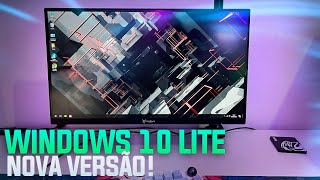 WINDOWS 10 LITE PRO  RÁPIDO  OTIMIZADO PARA PC FRACO E PC GAMER🔥 [upl. by Onirotciv]